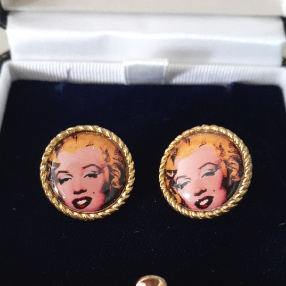 & Marilyn Munroe Pop Art Earrings